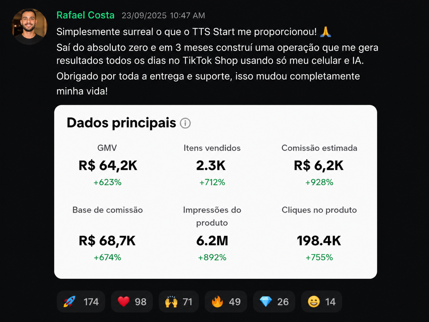 Depoimento de Rafael Costa