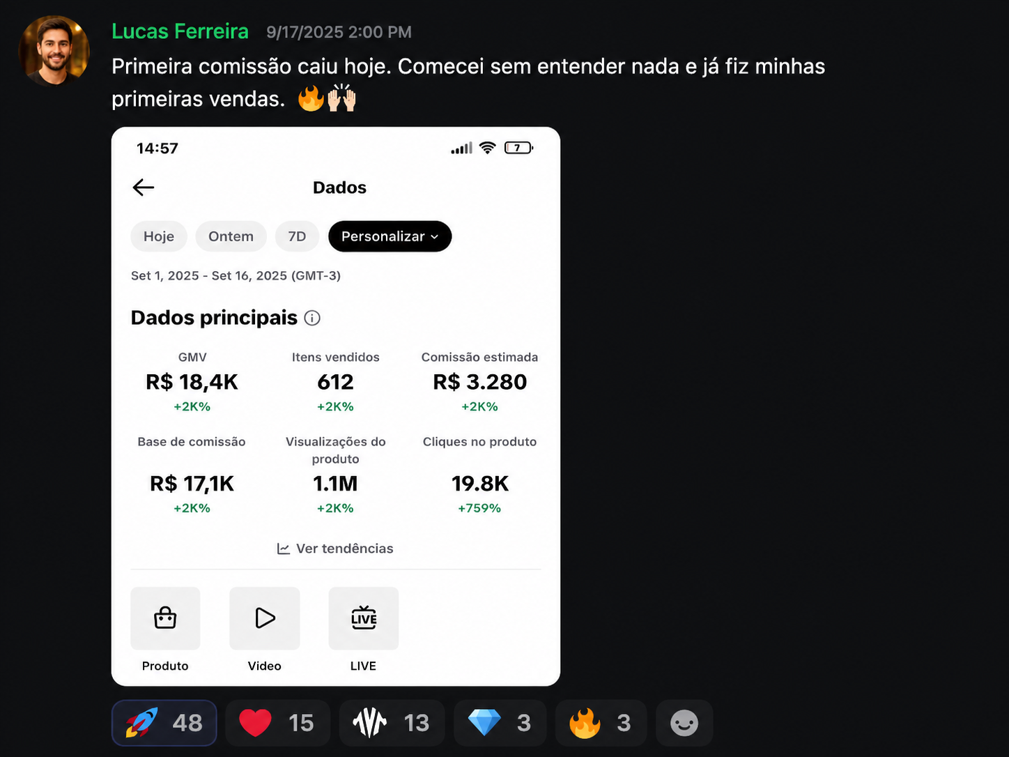 Depoimento de Lucas Ferreira